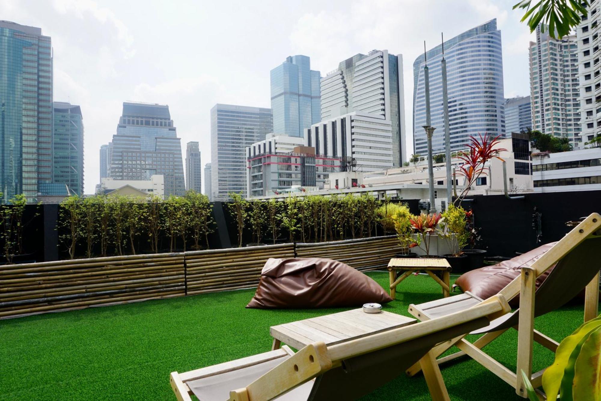 Hip And Funky Apartment Silom Soi 3, With Rooftop View Bangkok Eksteriør bilde